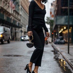 Aritzia Wilfred Black Belt Loop Dress Pants Sz 2